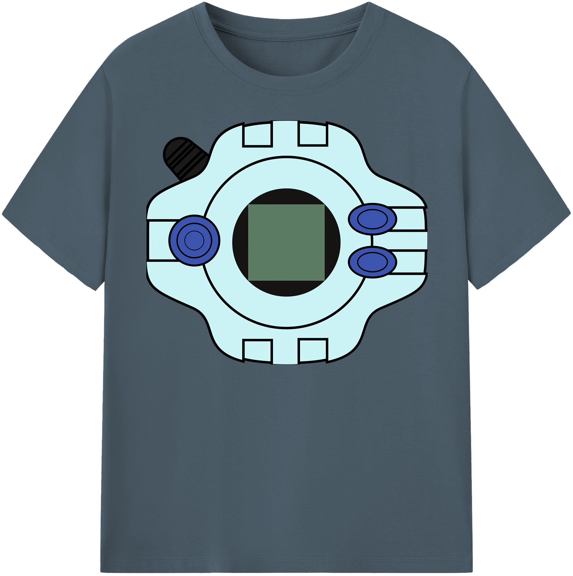 （画像用） Digimon デジタルモンスター/デジモン 綿100％半袖Tシャツ（フロントプリント）